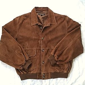 Chocolate suede jacket